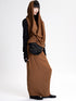 Silk Scarf Dress sandstone brown